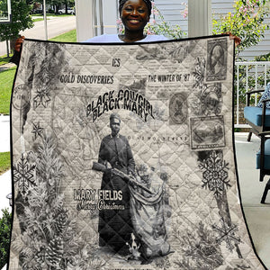 Mary Fields Christmas Quilt Stagecoach Mary Vintage Western Map Mail Carrier