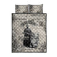 Mary Fields Christmas Quilt Bed Set Stagecoach Mary Vintage Western Map Mail Carrier