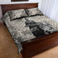Mary Fields Christmas Quilt Bed Set Stagecoach Mary Vintage Western Map Mail Carrier