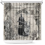 Mary Fields Christmas Shower Curtain Stagecoach Mary Vintage Western Map Mail Carrier