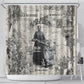 Mary Fields Christmas Shower Curtain Stagecoach Mary Vintage Western Map Mail Carrier