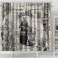 Mary Fields Christmas Shower Curtain Stagecoach Mary Vintage Western Map Mail Carrier
