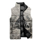 Mary Fields Christmas Sleeveless Puffer Jacket Stagecoach Mary Vintage Western Map Mail Carrier