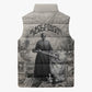Mary Fields Christmas Sleeveless Puffer Jacket Stagecoach Mary Vintage Western Map Mail Carrier