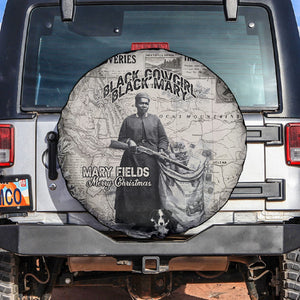 Mary Fields Christmas Spare Tire Cover Stagecoach Mary Vintage Western Map Mail Carrier