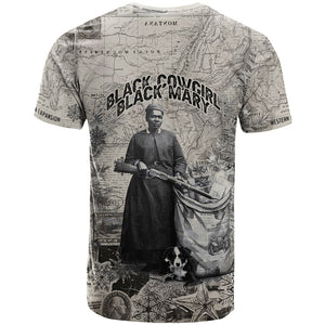 Mary Fields Christmas T shirt Stagecoach Mary Vintage Western Map Mail Carrier
