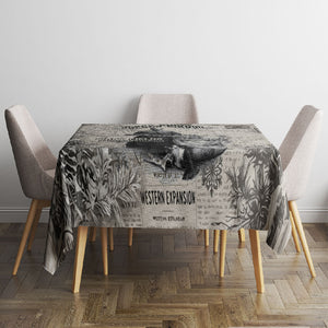 Mary Fields Christmas Tablecloth Stagecoach Mary Vintage Western Map Mail Carrier