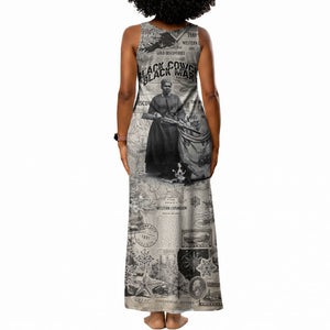 Mary Fields Christmas Tank Maxi Dress Stagecoach Mary Vintage Western Map Mail Carrier