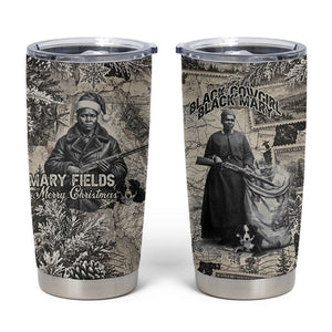 Mary Fields Christmas Tumbler Cup Stagecoach Mary Vintage Western Map Mail Carrier