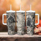 Mary Fields Christmas Tumbler With Handle Stagecoach Mary Vintage Western Map Mail Carrier