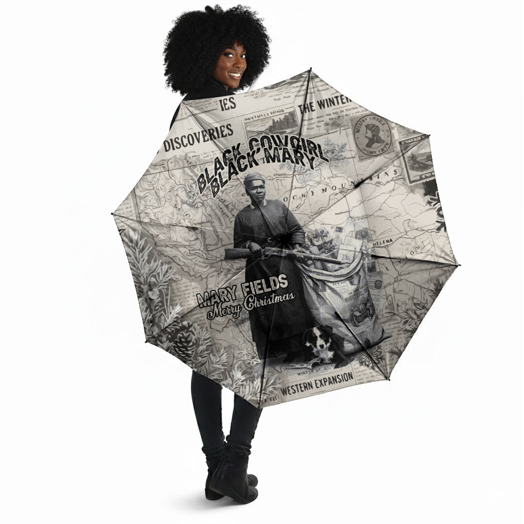 Mary Fields Christmas Umbrella Stagecoach Mary Vintage Western Map Mail Carrier