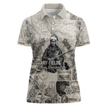 Mary Fields Christmas Women Polo Shirt Stagecoach Mary Vintage Western Map Mail Carrier