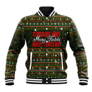 Stagecoach Mary Fields Christmas Baseball Jacket Old West Pioneer Vintage Holiday Art