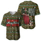 Stagecoach Mary Fields Christmas Baseball Jersey Old West Pioneer Vintage Holiday Art