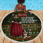 Stagecoach Mary Fields Christmas Beach Blanket Old West Pioneer Vintage Holiday Art