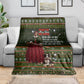 Stagecoach Mary Fields Christmas Blanket Old West Pioneer Vintage Holiday Art