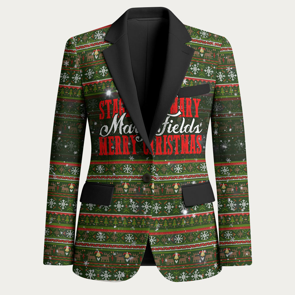 Stagecoach Mary Fields Christmas Blazer Old West Pioneer Vintage Holiday Art