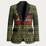 Stagecoach Mary Fields Christmas Blazer Old West Pioneer Vintage Holiday Art