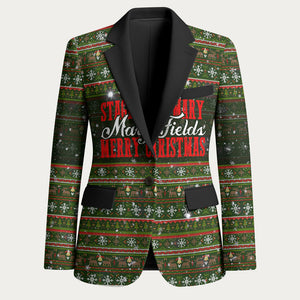 Stagecoach Mary Fields Christmas Blazer Old West Pioneer Vintage Holiday Art