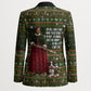 Stagecoach Mary Fields Christmas Blazer Old West Pioneer Vintage Holiday Art