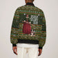 Stagecoach Mary Fields Christmas Bomber Jacket Old West Pioneer Vintage Holiday Art