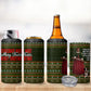 Stagecoach Mary Fields Christmas 4 in 1 Can Cooler Tumbler Old West Pioneer Vintage Holiday Art