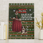 Stagecoach Mary Fields Christmas Canvas Wall Art Old West Pioneer Vintage Holiday Art