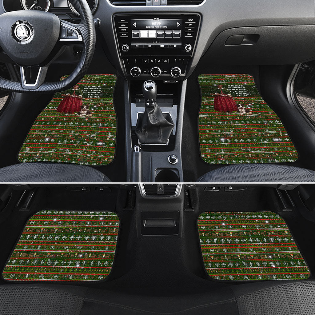 Stagecoach Mary Fields Christmas Car Mats Old West Pioneer Vintage Holiday Art