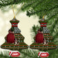Stagecoach Mary Fields Christmas Ceramic Ornament Old West Pioneer Vintage Holiday Art