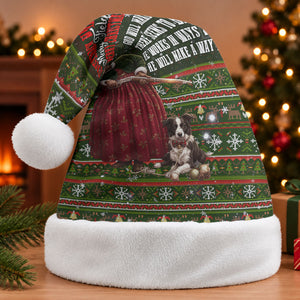 Stagecoach Mary Fields Christmas Santa Hat Old West Pioneer Vintage Holiday Art