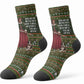 Stagecoach Mary Fields Christmas Crew Socks Old West Pioneer Vintage Holiday Art