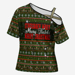 Stagecoach Mary Fields Christmas Cross Shoulder Shirt Old West Pioneer Vintage Holiday Art