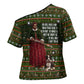Stagecoach Mary Fields Christmas Cross Shoulder Shirt Old West Pioneer Vintage Holiday Art