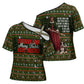 Stagecoach Mary Fields Christmas Cross Shoulder Shirt Old West Pioneer Vintage Holiday Art