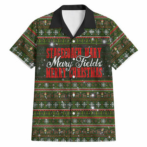 Stagecoach Mary Fields Christmas Hawaiian Shirt Old West Pioneer Vintage Holiday Art