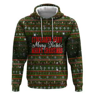 Stagecoach Mary Fields Christmas Hoodie Old West Pioneer Vintage Holiday Art