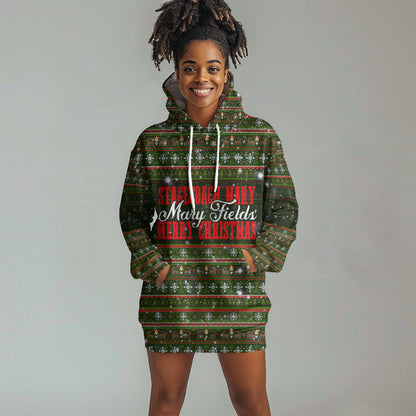 Stagecoach Mary Fields Christmas Hoodie Dress Old West Pioneer Vintage Holiday Art