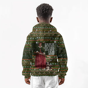 Stagecoach Mary Fields Christmas Kid Hoodie Old West Pioneer Vintage Holiday Art