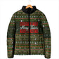 Stagecoach Mary Fields Christmas Padded Jacket Old West Pioneer Vintage Holiday Art