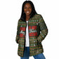 Stagecoach Mary Fields Christmas Padded Jacket Old West Pioneer Vintage Holiday Art