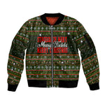 Stagecoach Mary Fields Christmas Sleeve Zip Bomber Jacket Old West Pioneer Vintage Holiday Art