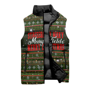 Stagecoach Mary Fields Christmas Sleeveless Puffer Jacket Old West Pioneer Vintage Holiday Art