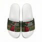 Stagecoach Mary Fields Christmas Slide Sandals Old West Pioneer Vintage Holiday Art
