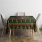 Stagecoach Mary Fields Christmas Tablecloth Old West Pioneer Vintage Holiday Art