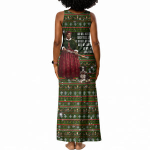 Stagecoach Mary Fields Christmas Tank Maxi Dress Old West Pioneer Vintage Holiday Art
