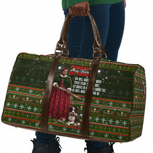 Stagecoach Mary Fields Christmas Travel Bag Old West Pioneer Vintage Holiday Art
