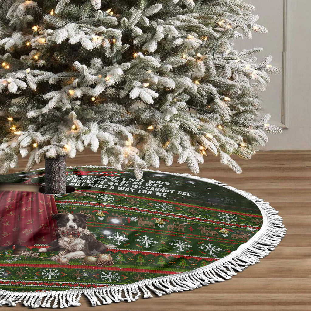 Stagecoach Mary Fields Christmas Tree Skirt Old West Pioneer Vintage Holiday Art