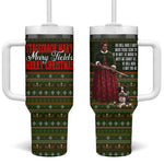 Stagecoach Mary Fields Christmas Tumbler With Handle Old West Pioneer Vintage Holiday Art