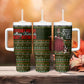 Stagecoach Mary Fields Christmas Tumbler With Handle Old West Pioneer Vintage Holiday Art