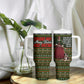 Stagecoach Mary Fields Christmas Tumbler With Handle Old West Pioneer Vintage Holiday Art